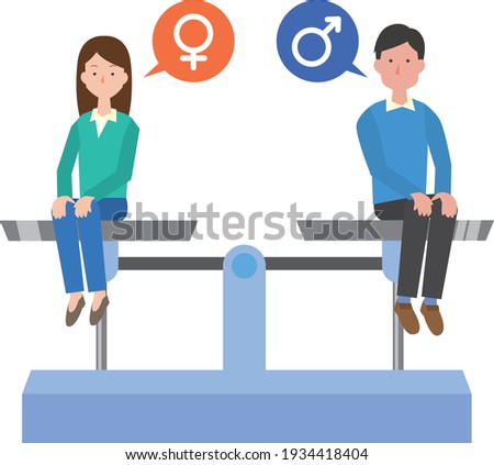 Image illustration of gender equality