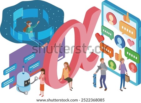 Image illustration of Generation Alpha youth