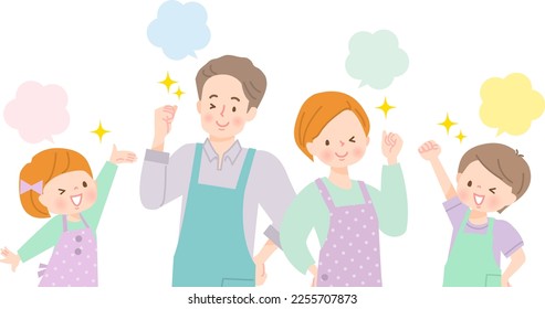 Imagen ilustrativa de divertirse cocinando con la familia