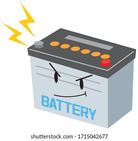Image illustration of a healthy car battery
