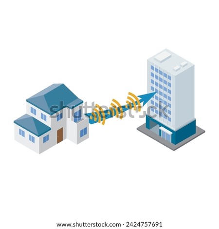 An image illustration of a high-speed internet line.