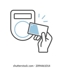 Image Illustration Of IC Card Payment