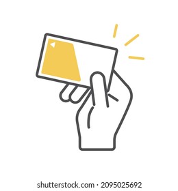 Image Illustration Of IC Card Payment