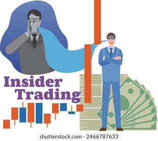 Ilustración de la Imagen de insider trading