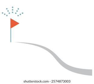 Image illustration of the journey to the goal