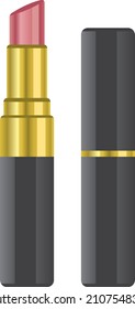 Image illustration of lipstick (cosmetics)