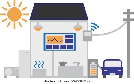 Bild-Illustration zur Verwaltung der heimischen Energie