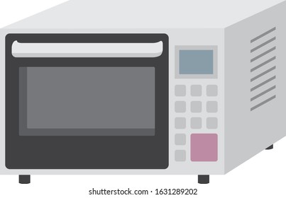 Image illustration of a microwave oven likely to be a general household