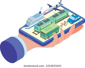 Bild-Illustration von Mobilität als Dienstleistung