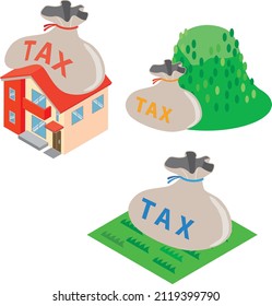 Image illustration of property tax