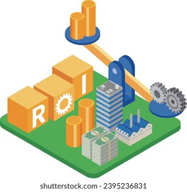 Image illustration of return on investment