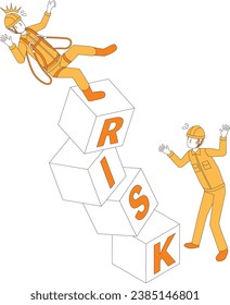 Image illustration of risk management