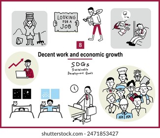 Ilustración de la Imagen conjunto de ODS