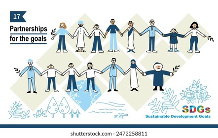 Image illustration set of SDGs