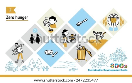 Image illustration set of SDGs