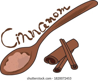 Image illustration of spice cinnamon