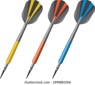 Image illustration of three darts arrows