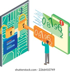 Ilustración de la imagen de la autenticación en dos pasos por correo electrónico al iniciar sesión