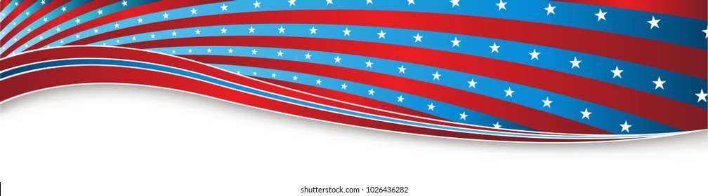 An image of a Indepedence Day Fourth of July USA Banner.