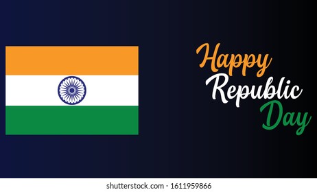 image of Indian republic day illustration vector easy to use and edit