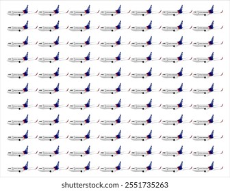 image of an Indonesian airplane pattern for background