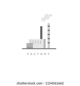 Image of industrial premises. Suitable for creating corporate identity, logo, advertising