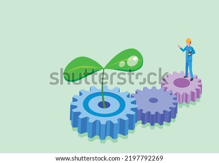 Image of an industry that considers the environment