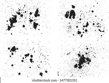 Image of ink splash written with ink