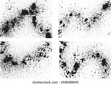 Image of ink splash written with ink