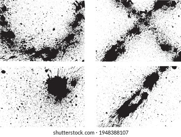 Image of ink splash written with ink