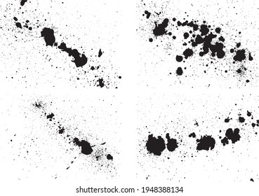 Image of ink splash written with ink