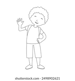 Image inspiration pages for children's coloring activities