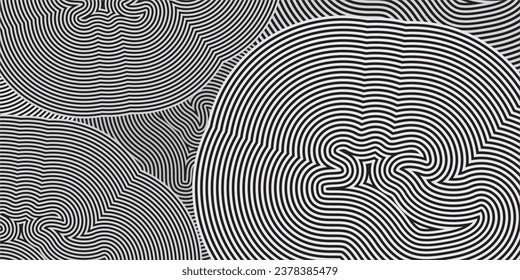 una imagen inspirada en la textura de las huellas dactilares