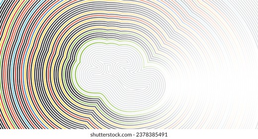 una imagen inspirada en la textura de las huellas dactilares