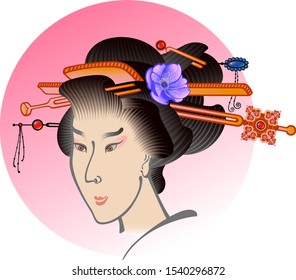 Image Japanese Girl Vector Stock Vector (Royalty Free) 1540296872 ...