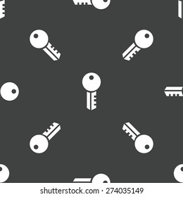 Image of a key repeated on grey background