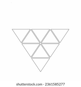 image of a large set of triangles