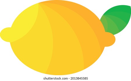 Image of a lemon with different shades