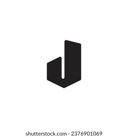 An image of the letter J capital in a classic style can be used as a logo