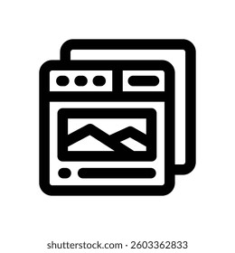 image line icon. Clean and minimalist vector icon for websites, mobile apps, presentations, and logos. Fully scalable and customizable for any project.