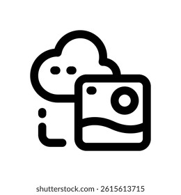 image line icon. Clean and minimalist vector icon for websites, mobile apps, presentations, and logos. Fully scalable and customizable for any project.