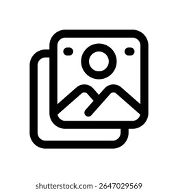 image line icon. Clean and minimalist vector icon for websites, mobile apps, presentations, and logos. Fully scalable and customizable for any project.