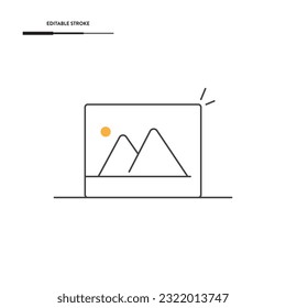 Image Line Icon Vector Design. 