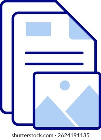 Línea de Imagen Vector Icon Design