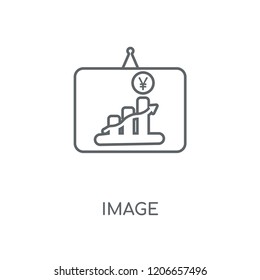 Image linear icon. Image concept stroke symbol design. Thin graphic elements vector illustration, outline pattern on a white background, eps 10.