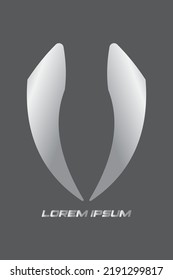 
IMAGE OF THE LION FANG LOGO. VECTOR TEMPLATES