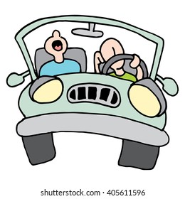 Imagem de um Long Drive Tired Men.