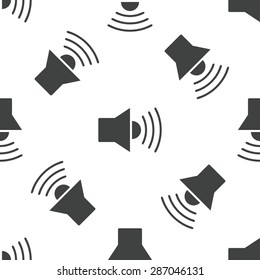Image of loudspeaker, repeated on white background