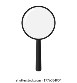 Image of a magnifying glass. Vector image, eps 10