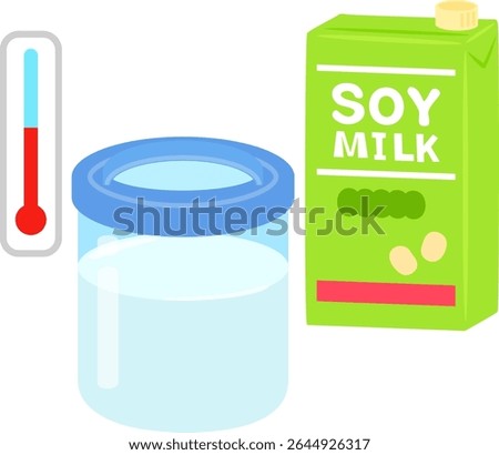 Image of making soy milk yogurt
